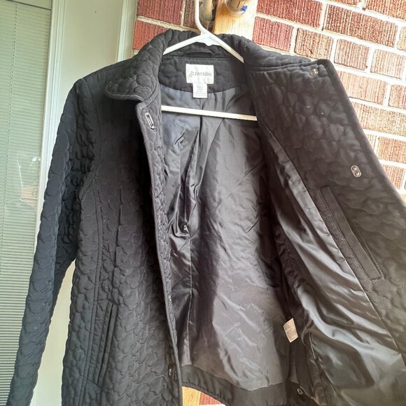 Black St John's Bay Jacket Size Small - Picture 9 of 9